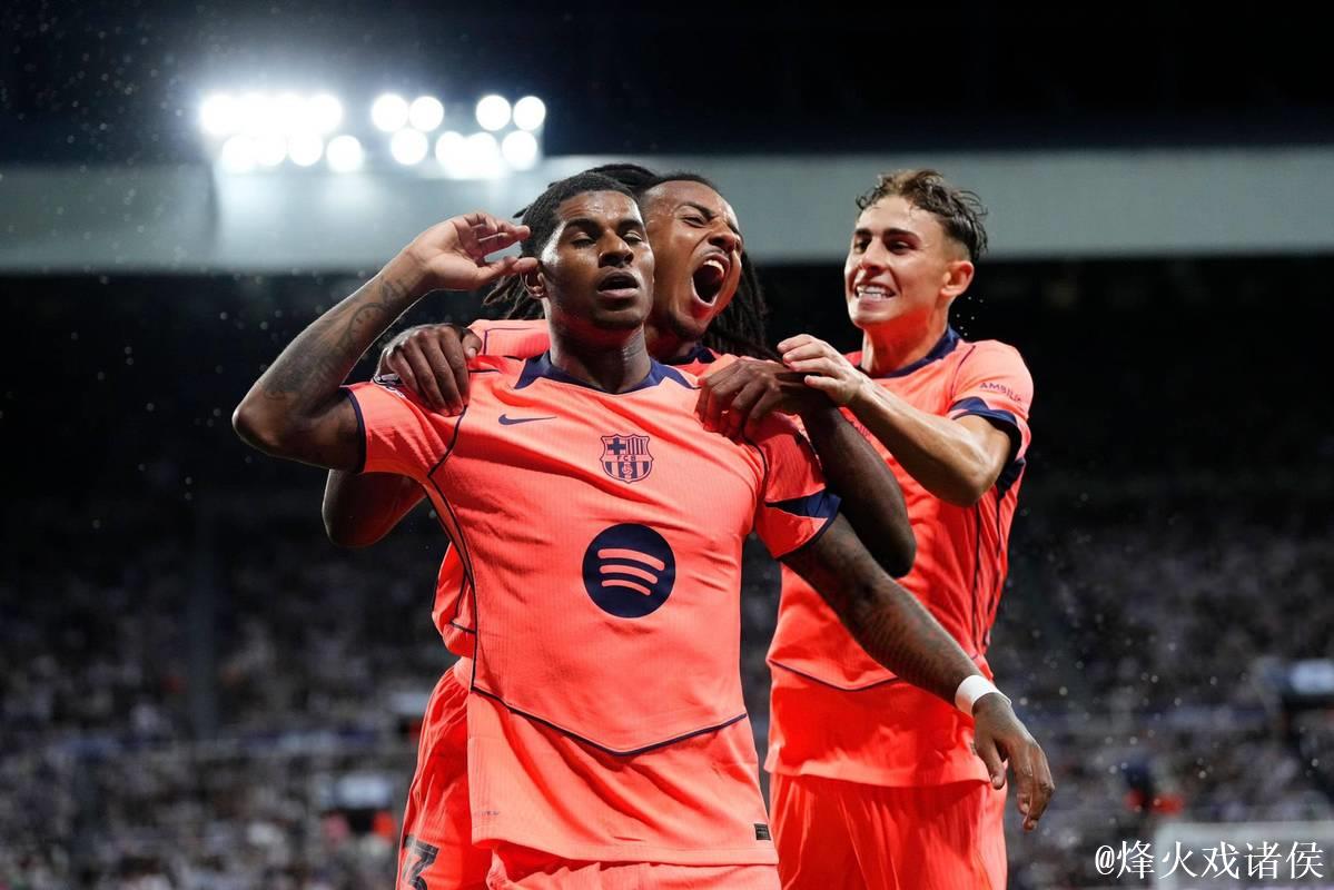 拉什福德双响+世界波 巴萨2-1力克纽卡迎欧冠首胜